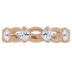 Cushion Cut Lab-Grown Diamond Anniversary Band