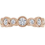 Big-Small Round Lab-Grown Diamond Eternity Band