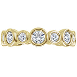 Big-Small Round Lab-Grown Diamond Eternity Band