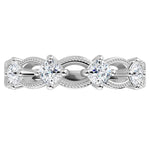Cushion Cut Lab-Grown Diamond Anniversary Band