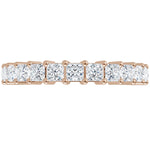 Classic Princess Cut Natural Diamond Anniversary Band
