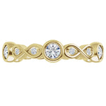 Natural Diamond Infinity Eternity Band