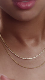 5 7/8 Ct Lab-Grown Diamond Tennis Necklace