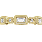 Natural Diamond Straight Baguette Anniversary Band