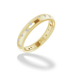 Scattered Diamond Anniversary Band