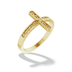 Sideways Cross Ring